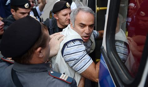 garry kasparov arrested.